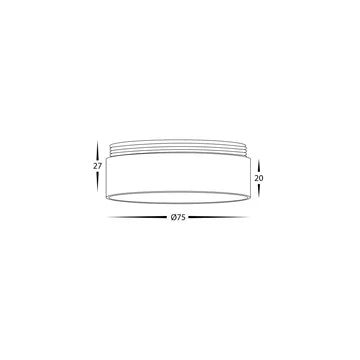 Gold Ring to Suit Nella Surface Mounted Downlights