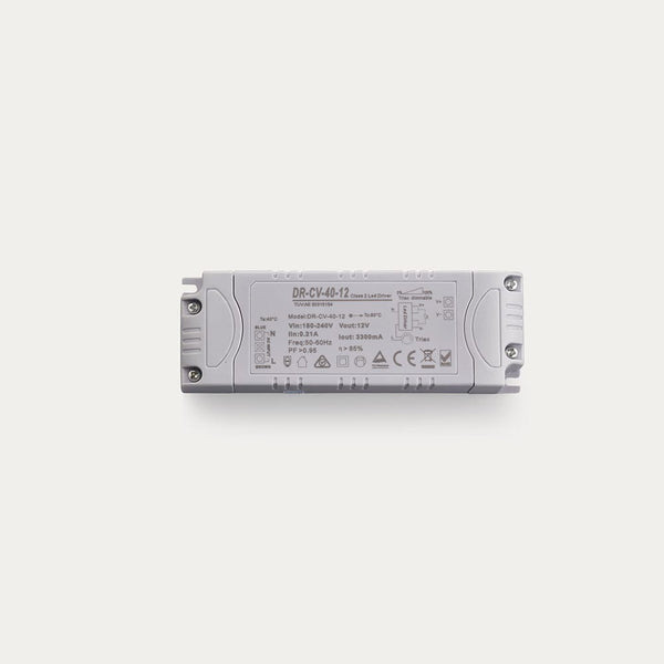 12 Volt DC 40W Dimmable Constant Voltage LED driver – Cosmo Lighting