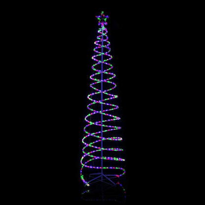 2.1M LED Double Spiral Tree - 4 Colour Options Lexi Lighting, Christmas Tree, pre-order-2-1m-led-double-spiral-tree-4-colour-options