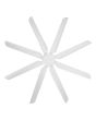 SANTORINI 66 White Matt ceiling fan
