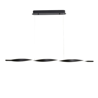 AEON Linear TriColour LED Pendant Black