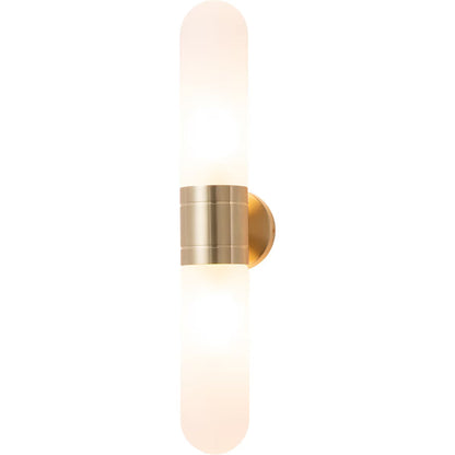 Hepburn Wall Light Satin Brass