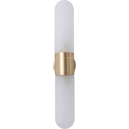 Hepburn Wall Light Satin Brass