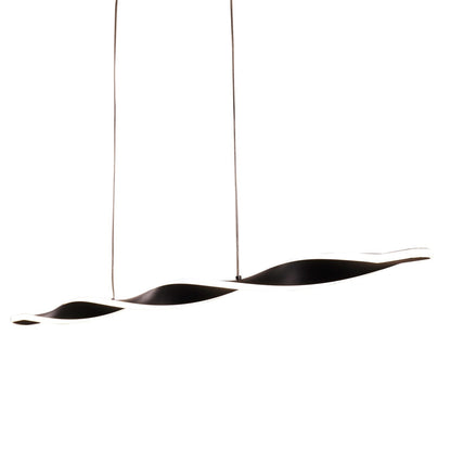 AEON Linear TriColour LED Pendant Black