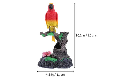 Simulated Induction Sound Control Voice-Activated Talking Parrots Moving Pets