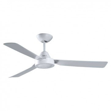 Deka Hawk 56" Black and White Ceiling Fan