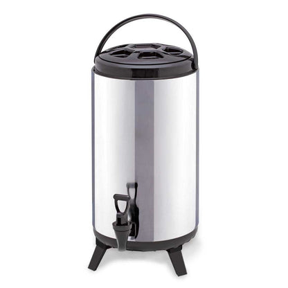 8L Portable Insulated Cold/Heat Stainless Steel Coffee Dispenser-Home & Living/Kitchen & Dining/Barware/Spirit Dispensers-Soga
