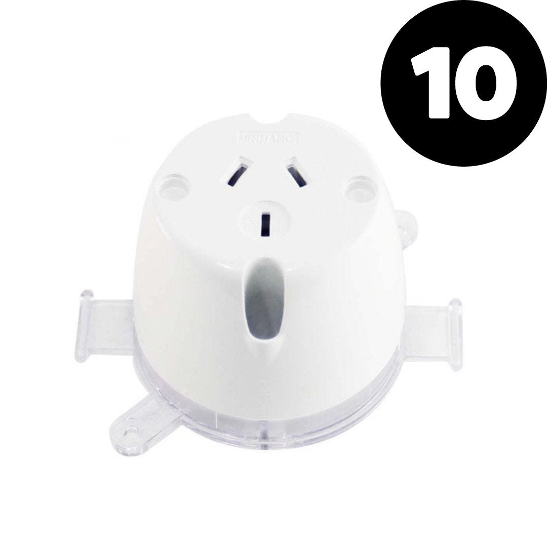 90mm 10amp AU Electrical Plug Base SAA Approved
