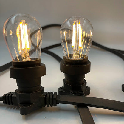 Dimmable Low Voltage 18M LED Festoon Kit at 90 cm intervals