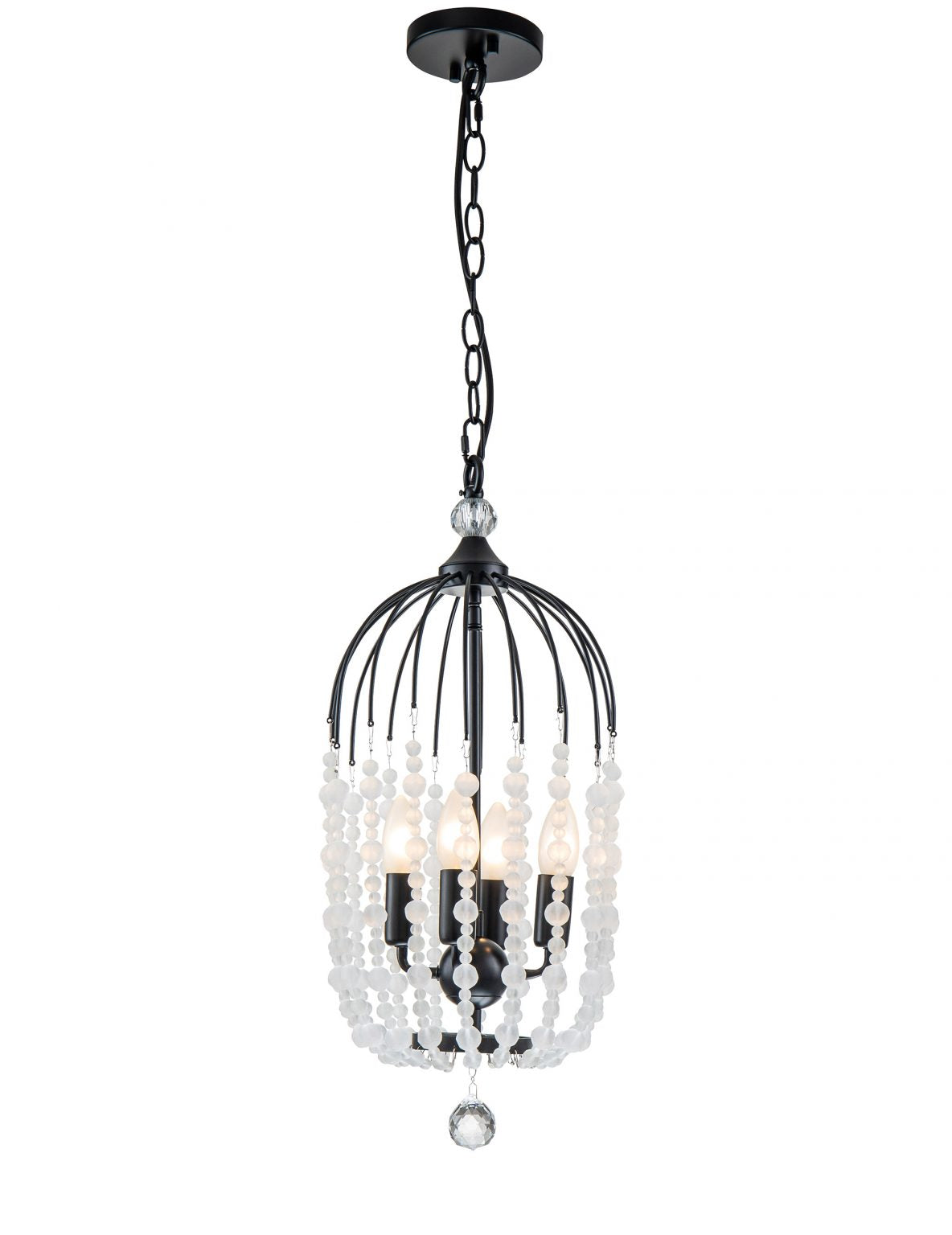 Evelyn 4 Light 24CM BLACK