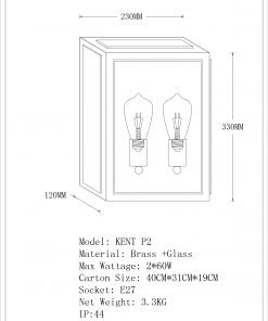 KENT 2LT BLK
