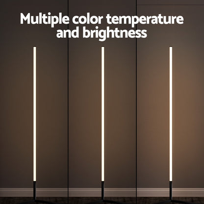 Artiss RGB LED Floor Lamp Remote Control Corner Light Stand Gaming Room 150CM