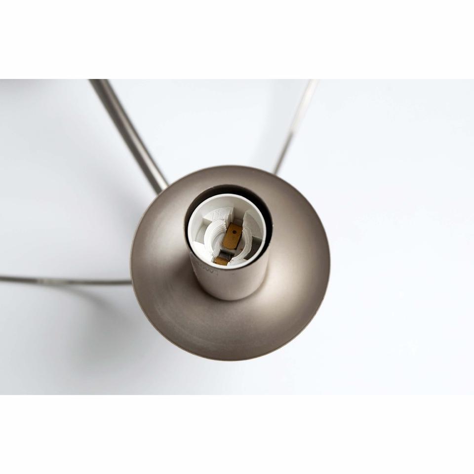 Zanzibar Chandelier 5 Light - Satin Chrome - LL002CH015SC
