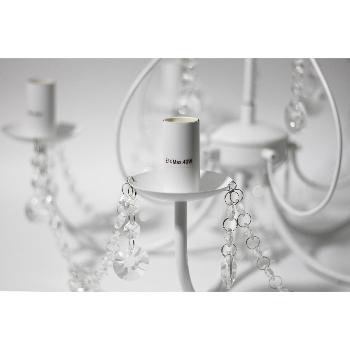 Renee Chandelier - White - LL002CH063W