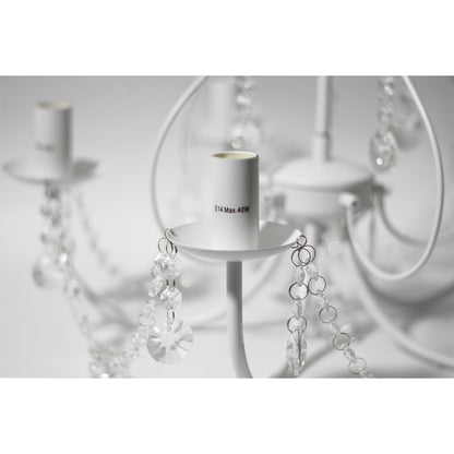 Renee Chandelier - White - LL002CH063W