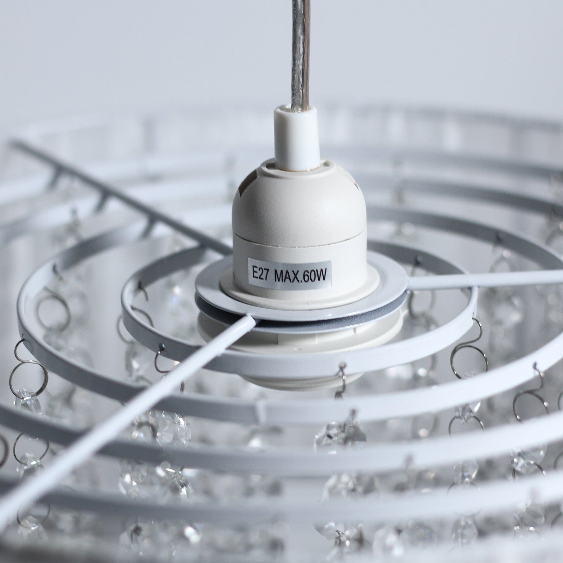 Delia Chandelier - White - LL002CH072W