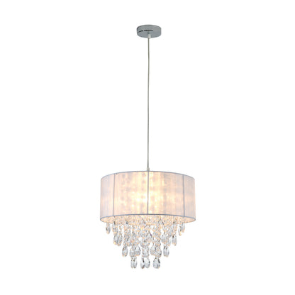 Delia Chandelier - White - LL002CH072W