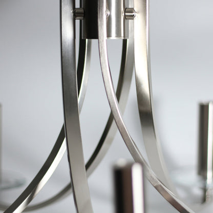 Corrine 5 Light Chandelier Stain Chrome - LL002CH096SC