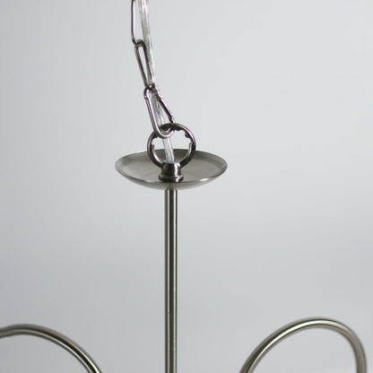 Aviva 3 Lights Small Chandelier Light Satin Chrome - LL002CH102S