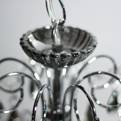 Rovert 8 Light Large Chandelier Chrome & Smoke - LL002CH109L