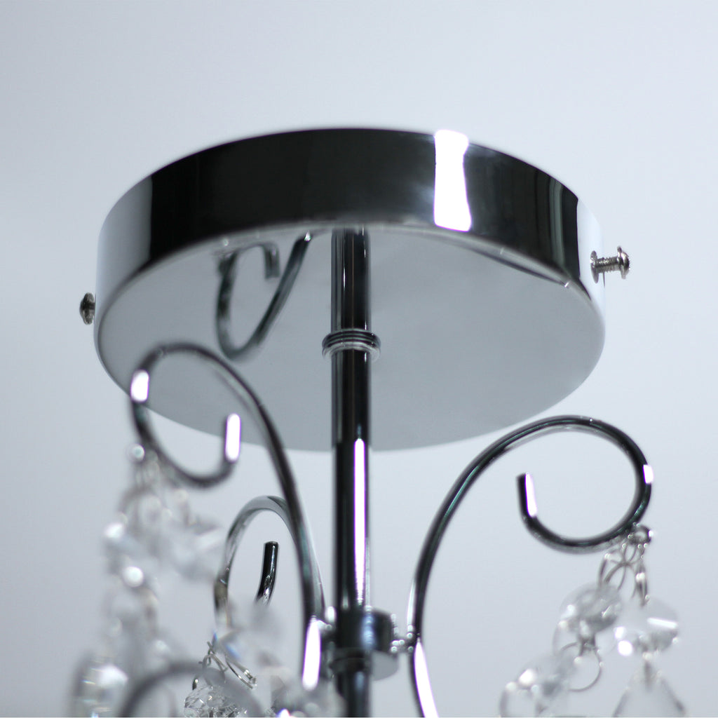 Renaissance 3 Light Small Chandelier Chrome - LL002CH116S