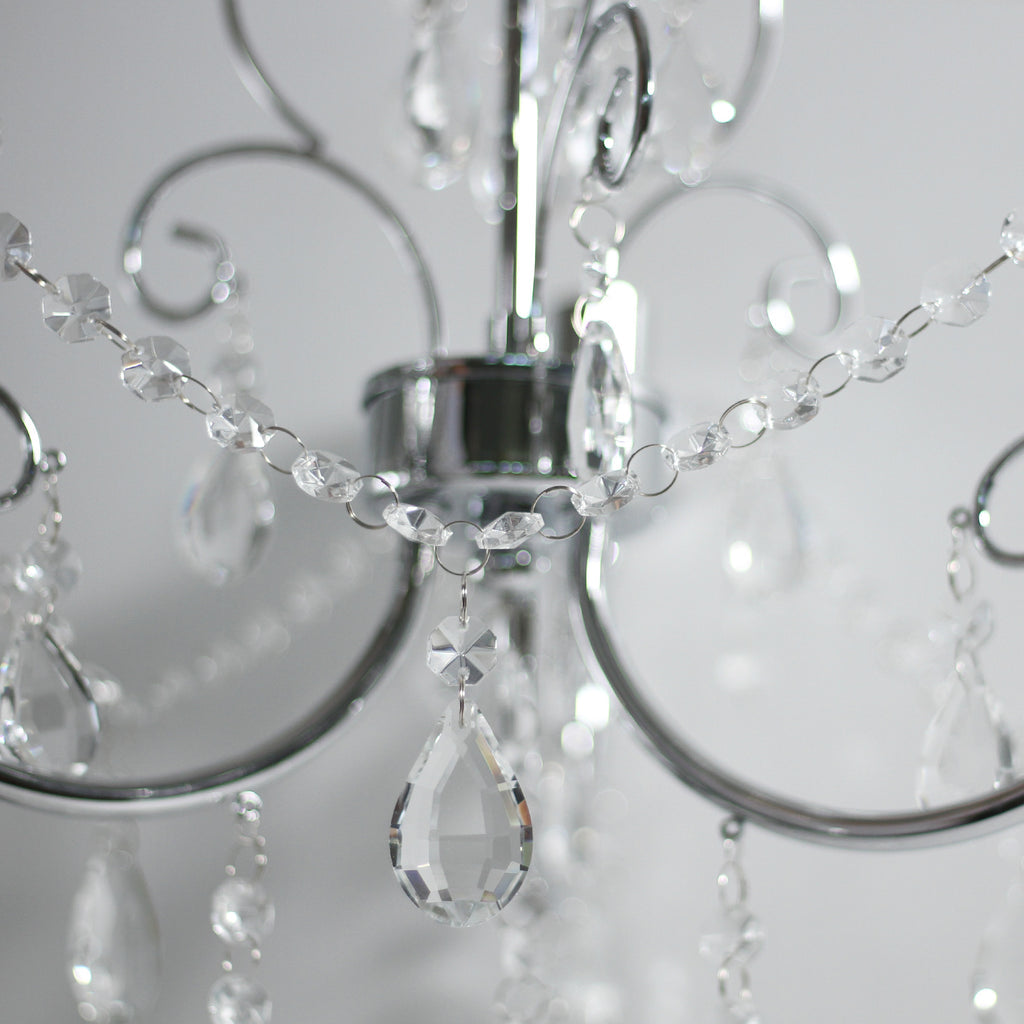 Renaissance 3 Light Small Chandelier Chrome - LL002CH116S