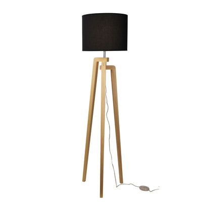 LUND COMPLETE FLOOR LAMP BLACK