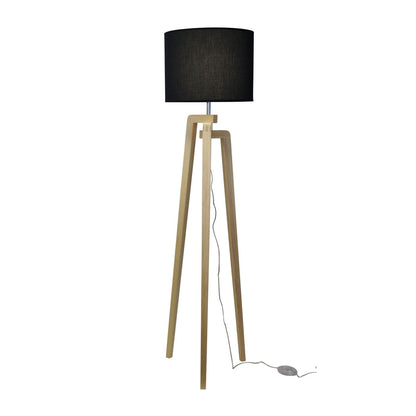 LUND COMPLETE FLOOR LAMP BLACK