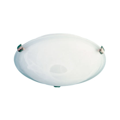 Remo 30cm Oyster Light Alabaster and Chrome
