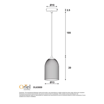 ARLEY PENDANT BLACK