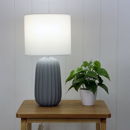 Benjy.25 Complete Table Lamp Grey