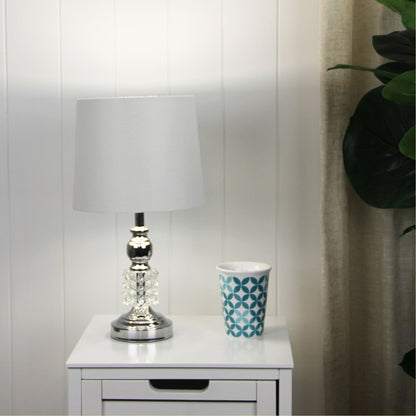 Maya.1 Crystal and Chrome Table Lamp