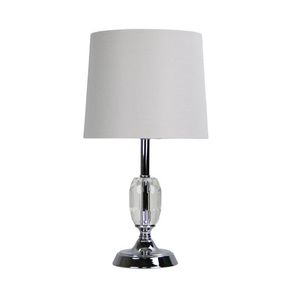 Maya.3 Crystal and Chrome Table Lamp