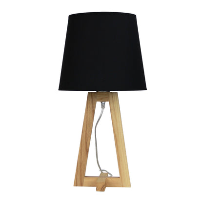 Edra Table Lamp With Black Cotton Shade