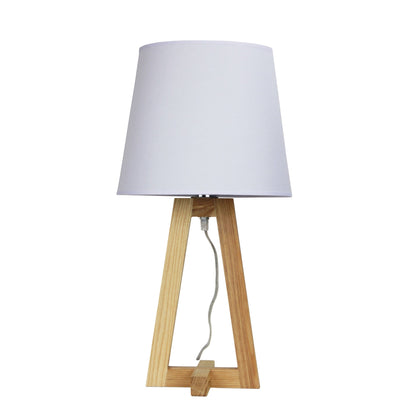 Edra Table Lamp With White Cotton Shade