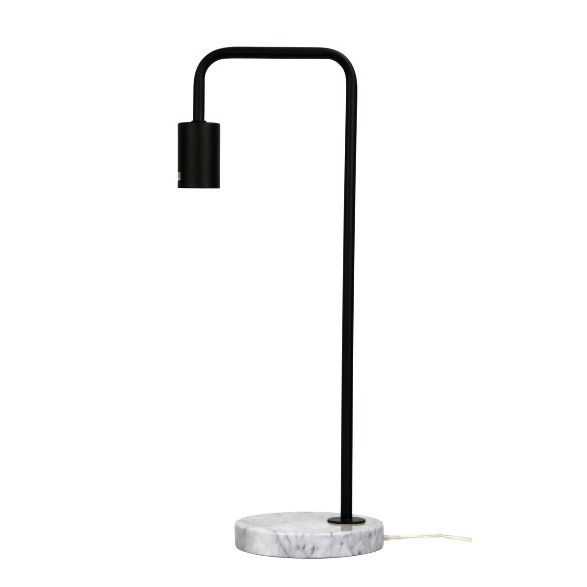 Ville Table Lamp Marble and Black