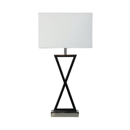 Kizz Table Lamp Chrome Complete With Shade