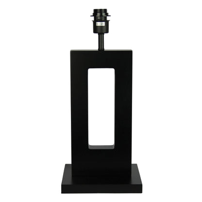 Habitat Table Lamp Base Only Dark Stain New