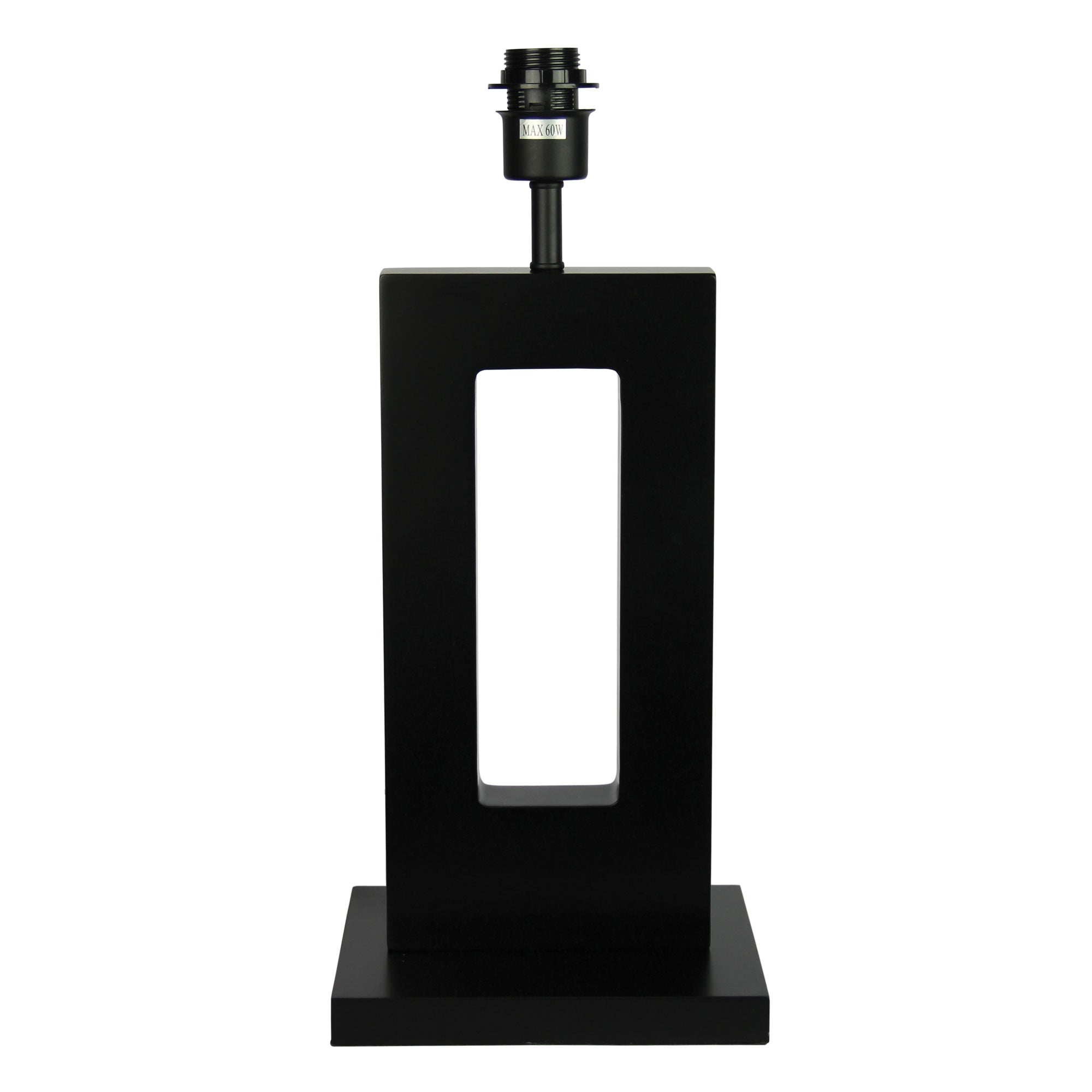 Habitat Table Lamp Base Only Dark Stain New