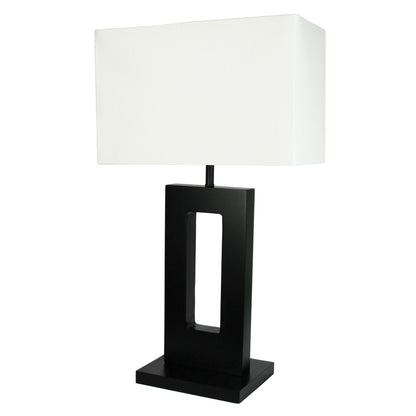 Habitat Table Lamp Base Only Dark Stain New