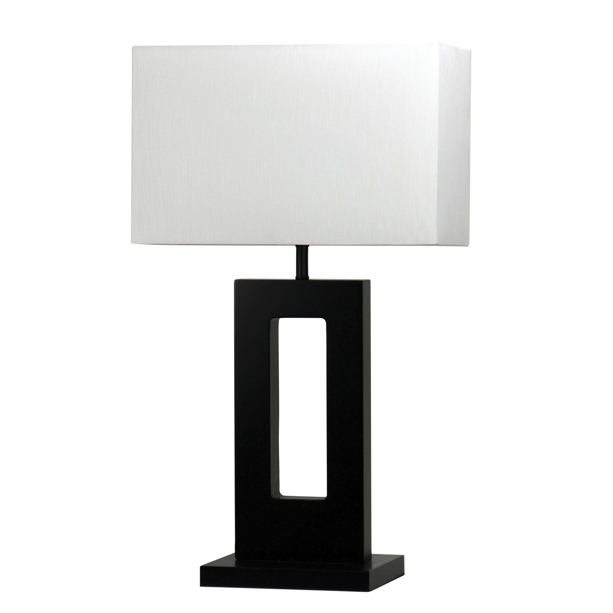 Habitat Table Lamp Base Only Dark Stain New