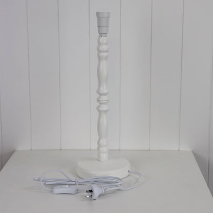 Rosalie 46 White Table Lamp Base Only B22