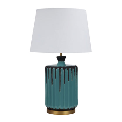 Azure Aged Jar Table Lamp