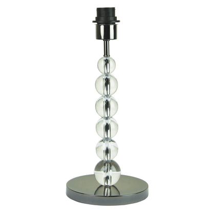 Clara Acrylic and Brushed Chrome Base Only