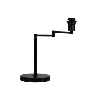 Kingston Swing Arm Table Lamp Base Rubbed Bronze