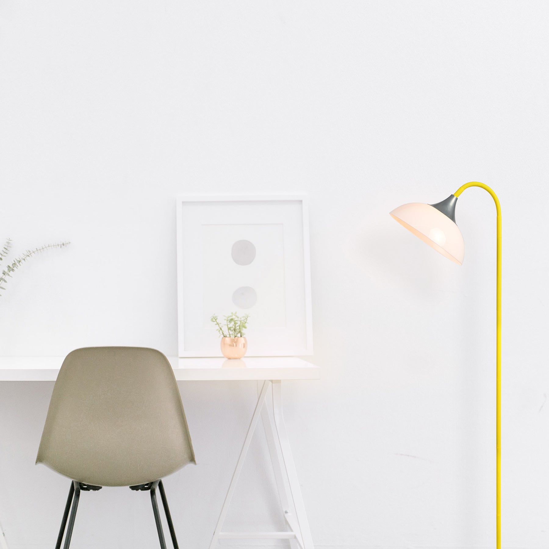 Alberta Floor Lamp - Yellow - LL-27-0123Y-Floor Lamps-Lexi Lighting