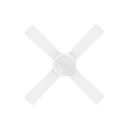 Bondi 48" LED 20W AC ABS Ceiling Fan White - 203622 Eglo, FANS, bondi-48-led-20w-ac-abs-ceiling-fan-white-203622