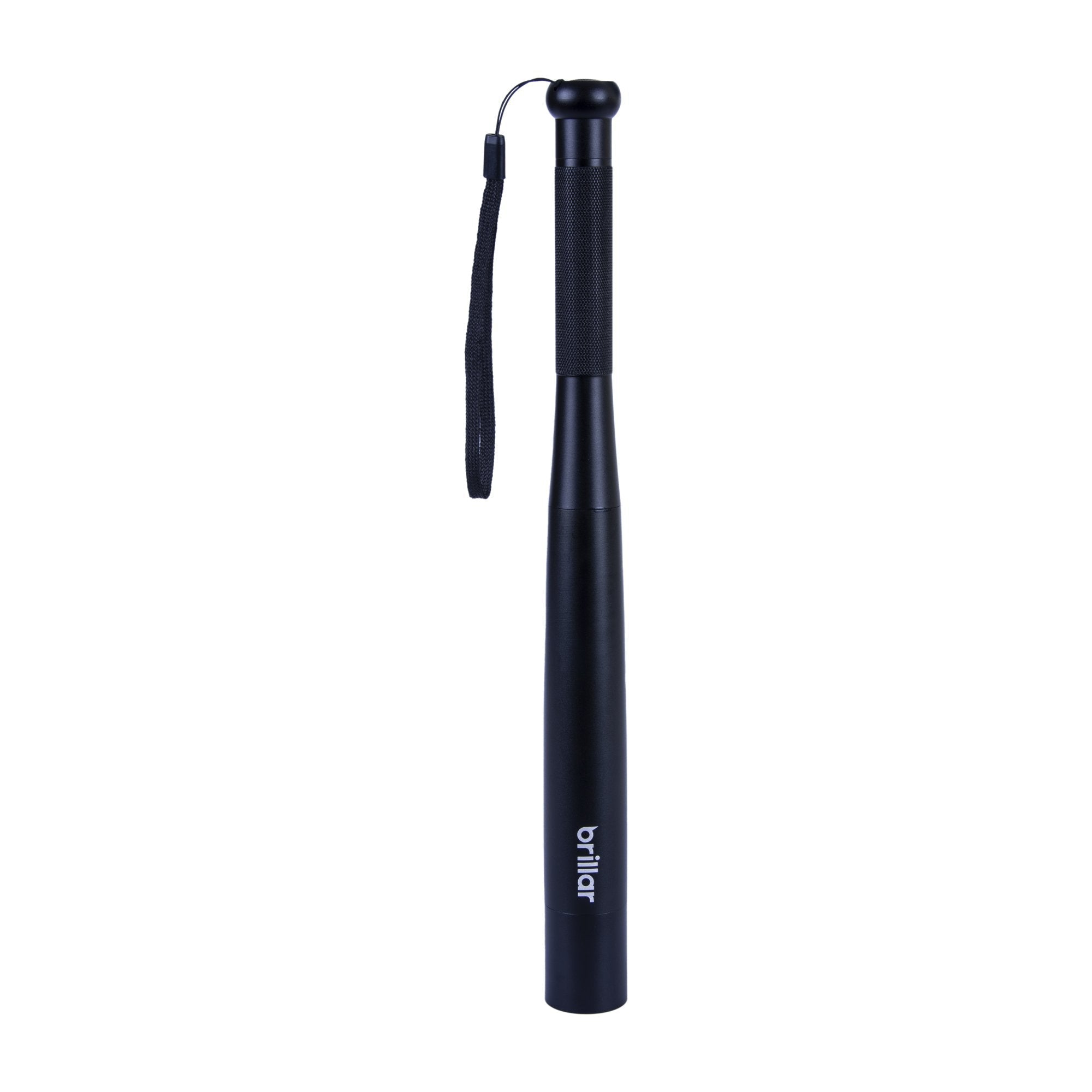 Aluminium Security Torch - Black-Flashlights-Brillar