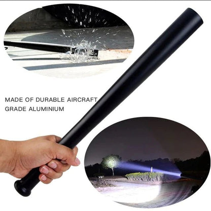 Aluminium Security Torch - Black-Flashlights-Brillar