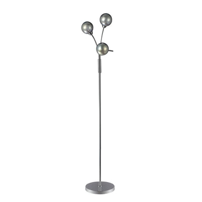 Candice 3 Light Floor Lamp Chrome - LL-09-0195
